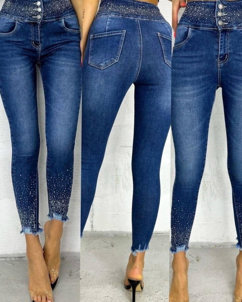 jeansy_m_sara_wysoki_stan_cyrkonie