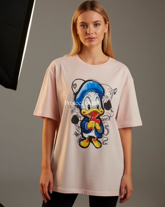 t-shirt-donald-duck-pudrowy-roz