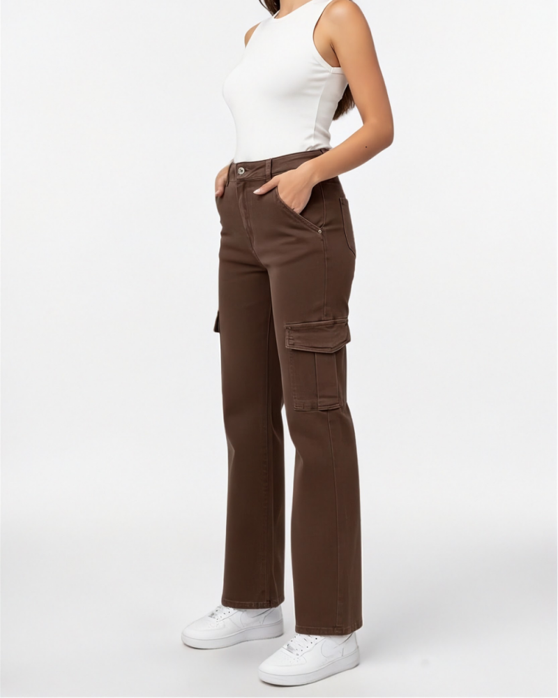 jeansy-cargo-bojowki-moon-girl-brazowe-3