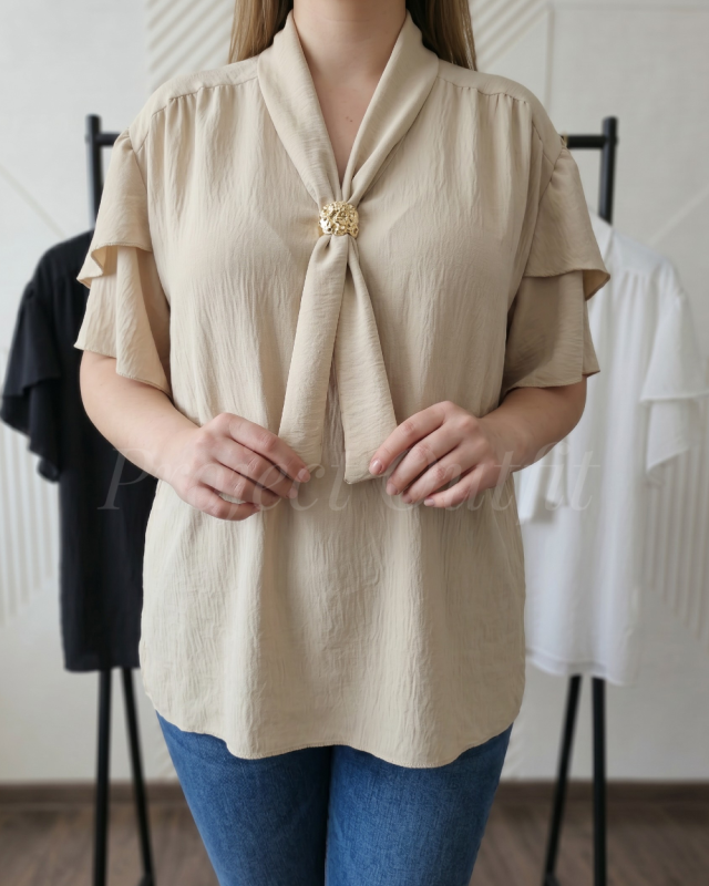 elegancka-bluzka-bezowa-plus-size