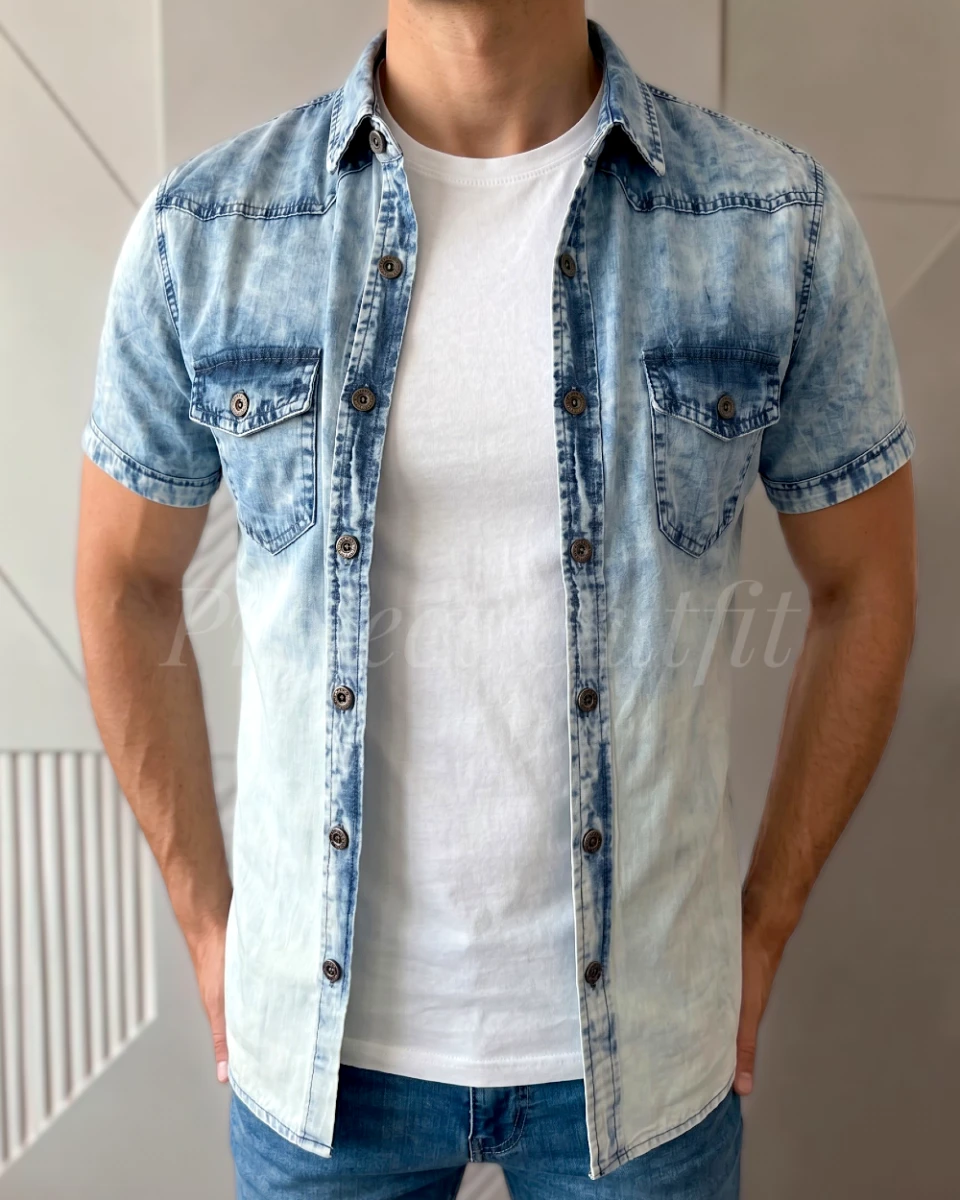 meska-koszula-jeans-acid-wash-ombre-2