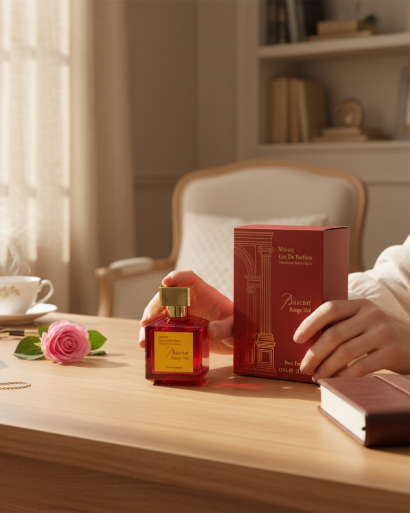 Eleganckie perfumy damskie Barcrat Rouge inspirowane luksusowym zapachem.