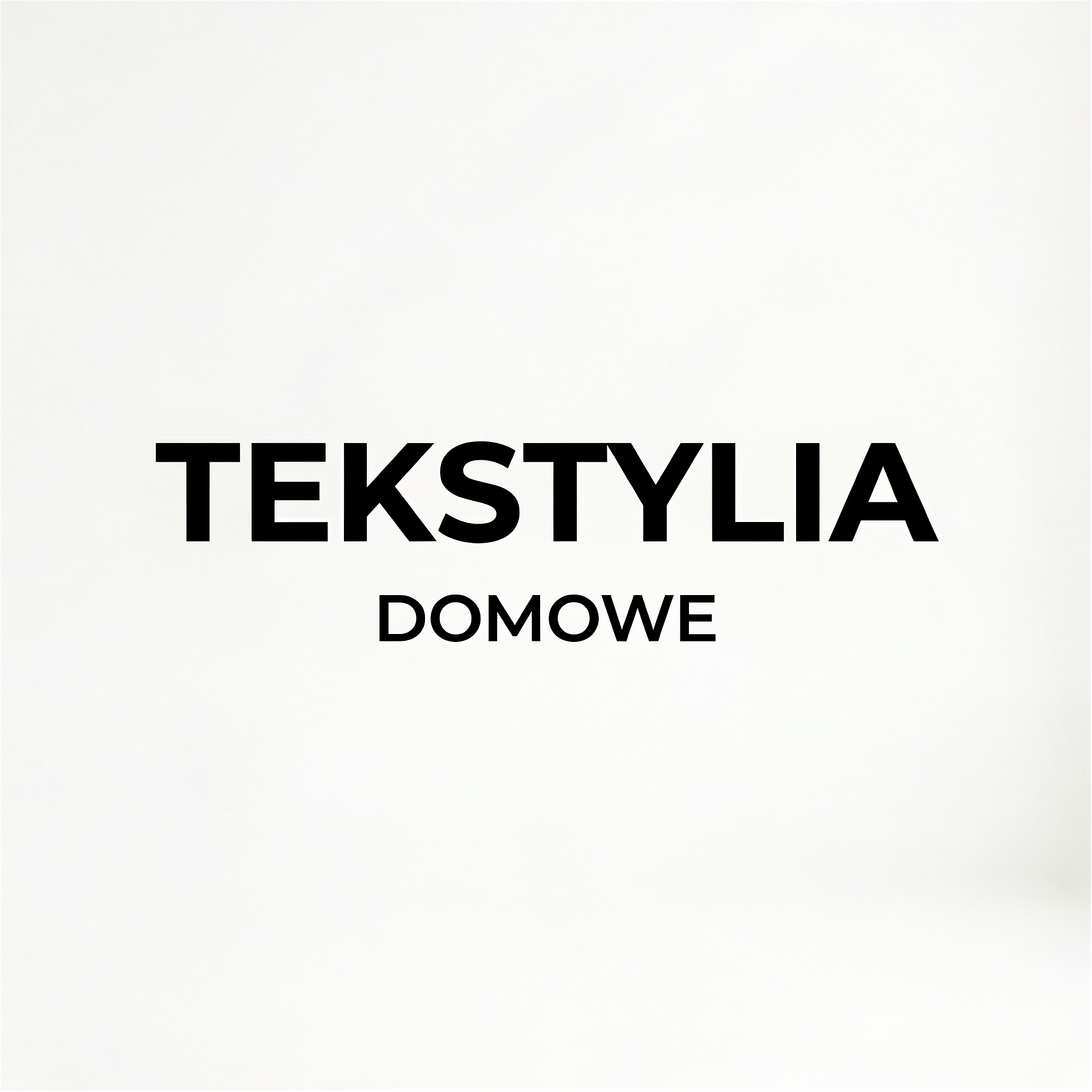 Czarny tekst na jasnym tle TEKSTYLIA DOMOWE
